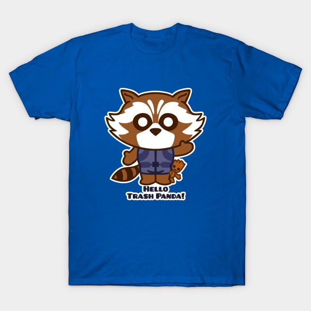 Hello Trash Panda! T-Shirt by blairjcampbell
